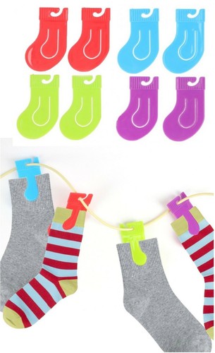 Sock clip set 8pc pair - sock,