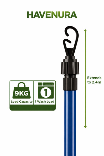 Extendable washing prop pole - prop,