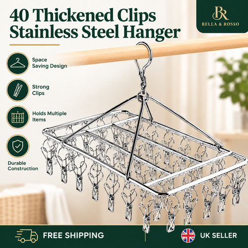 Thickened clips stainless - 40,