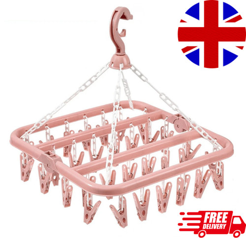 Clip foldable sock hanger - foldable,