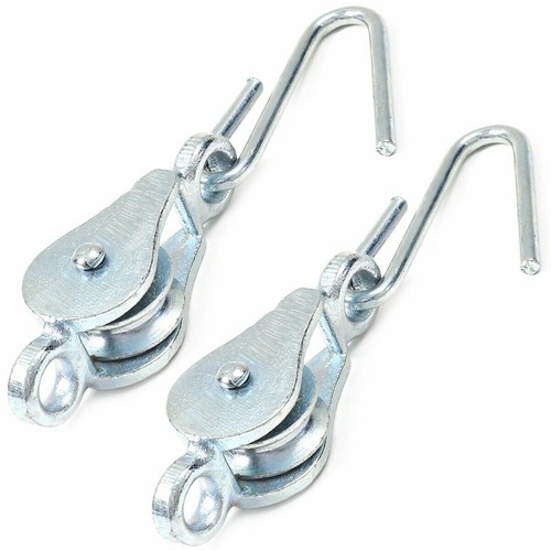 Washing line pulley - washing, x2