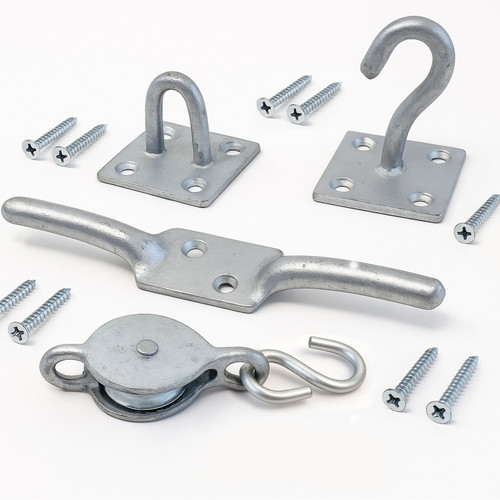 Washing line kit galvanised - washing,