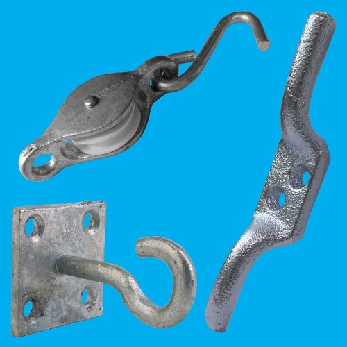 Washing line parts - parts, galvanised
